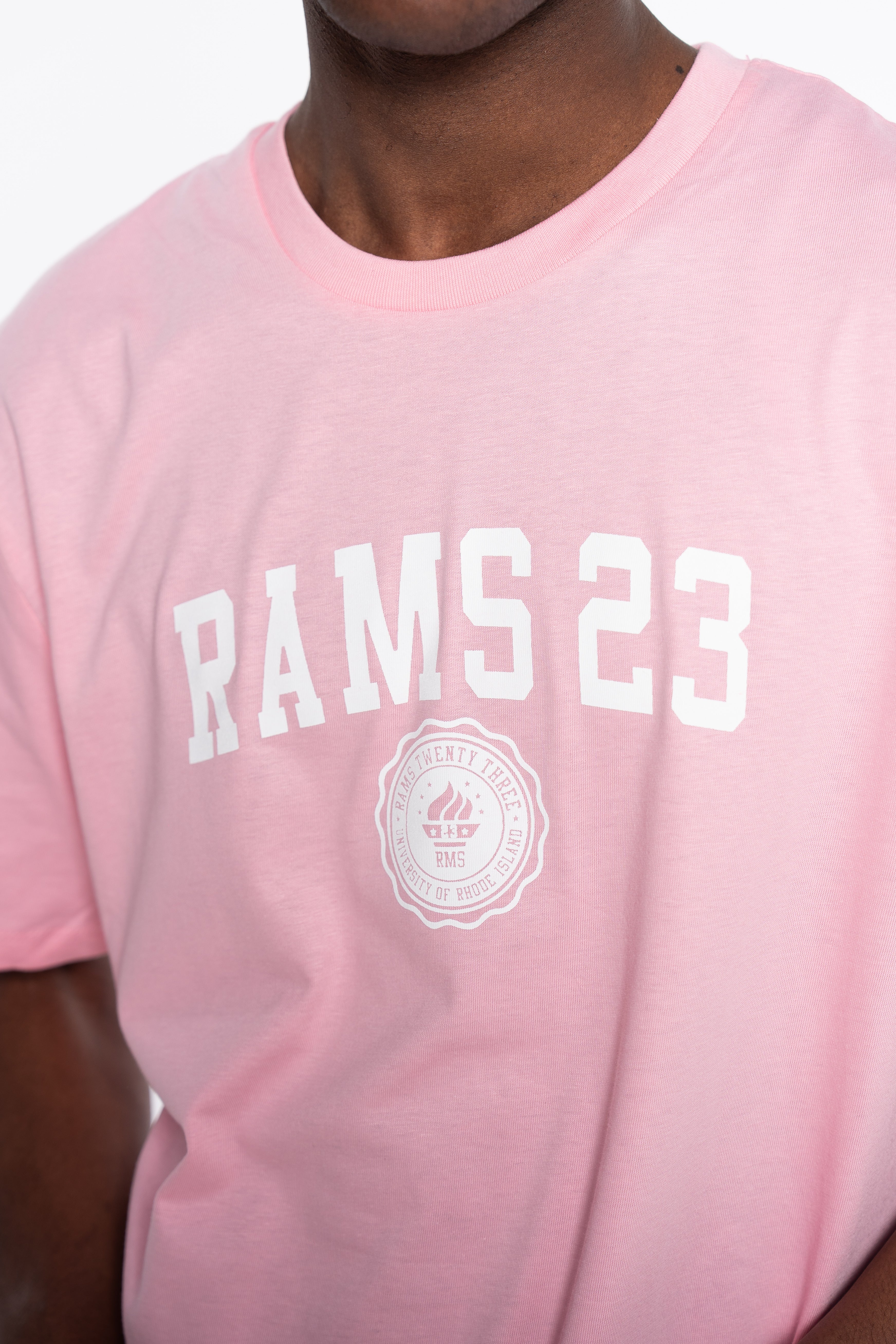 CAMISETA UNIVERSITY LOGO ROSA