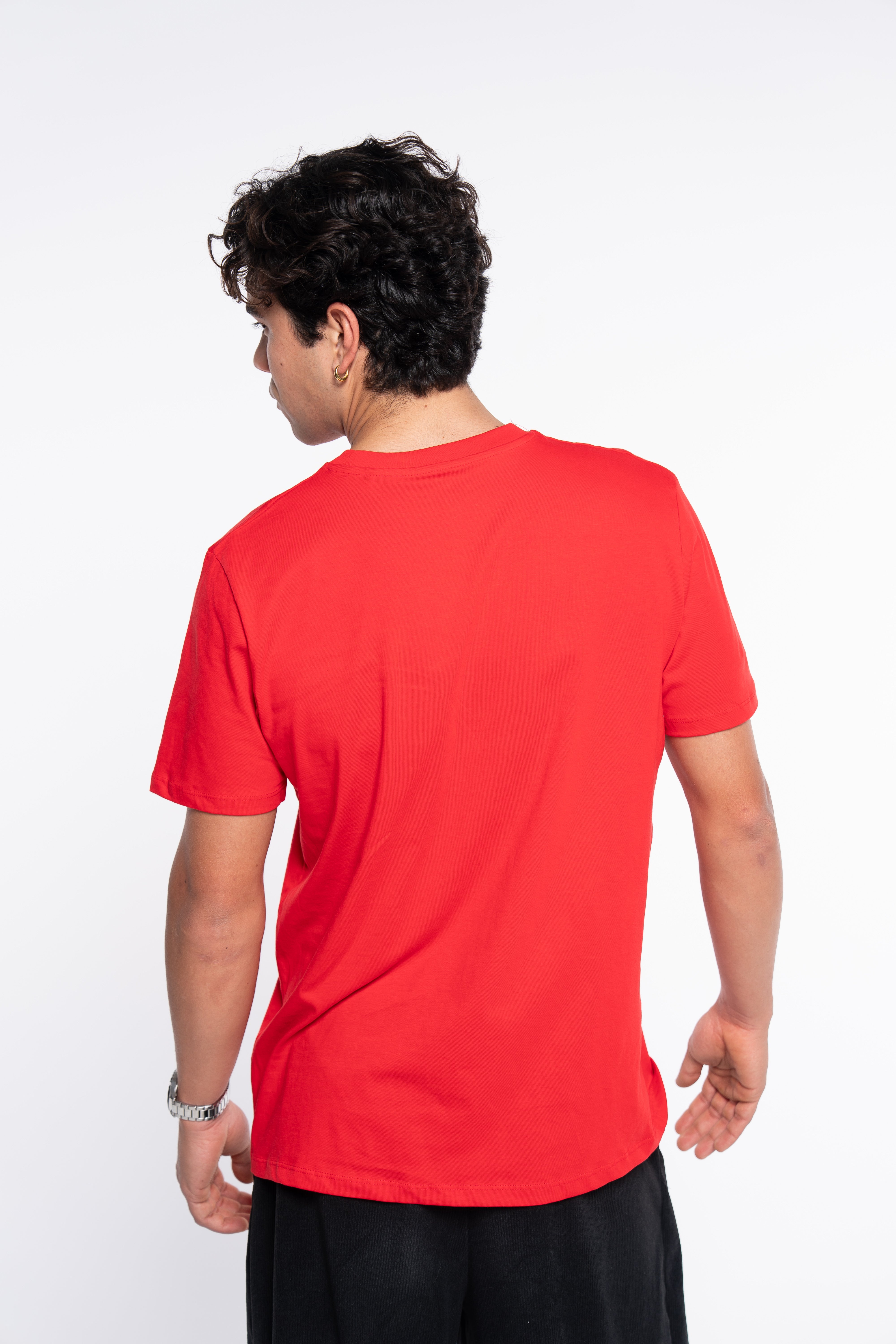 CAMISETA LOGO RECTANGULAR ROJO