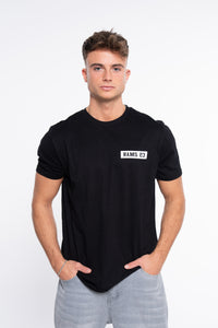 CAMISETA LOGO RECTANGULAR NEGRO