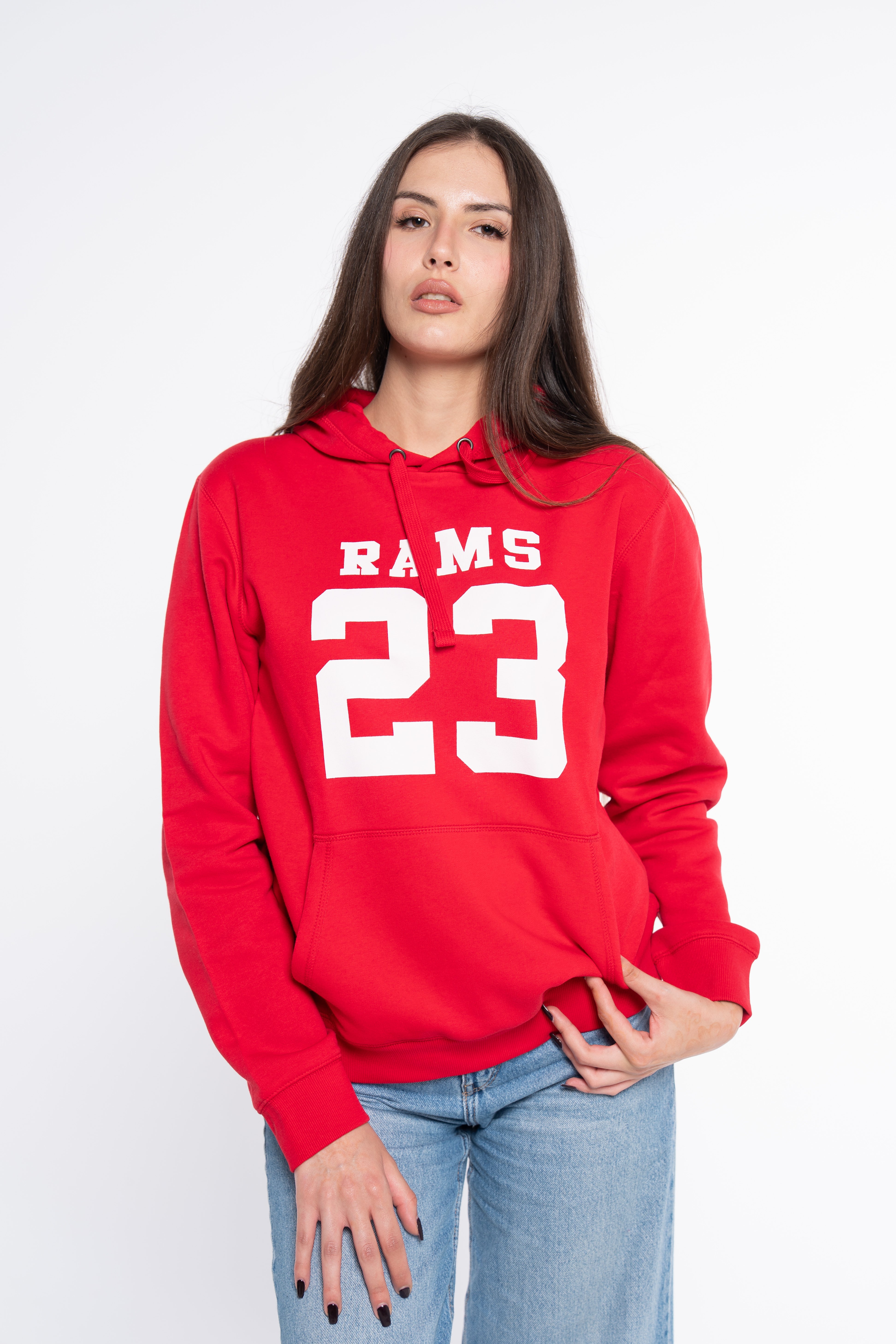 SUDADERA CLASSIC LOGO ROJO