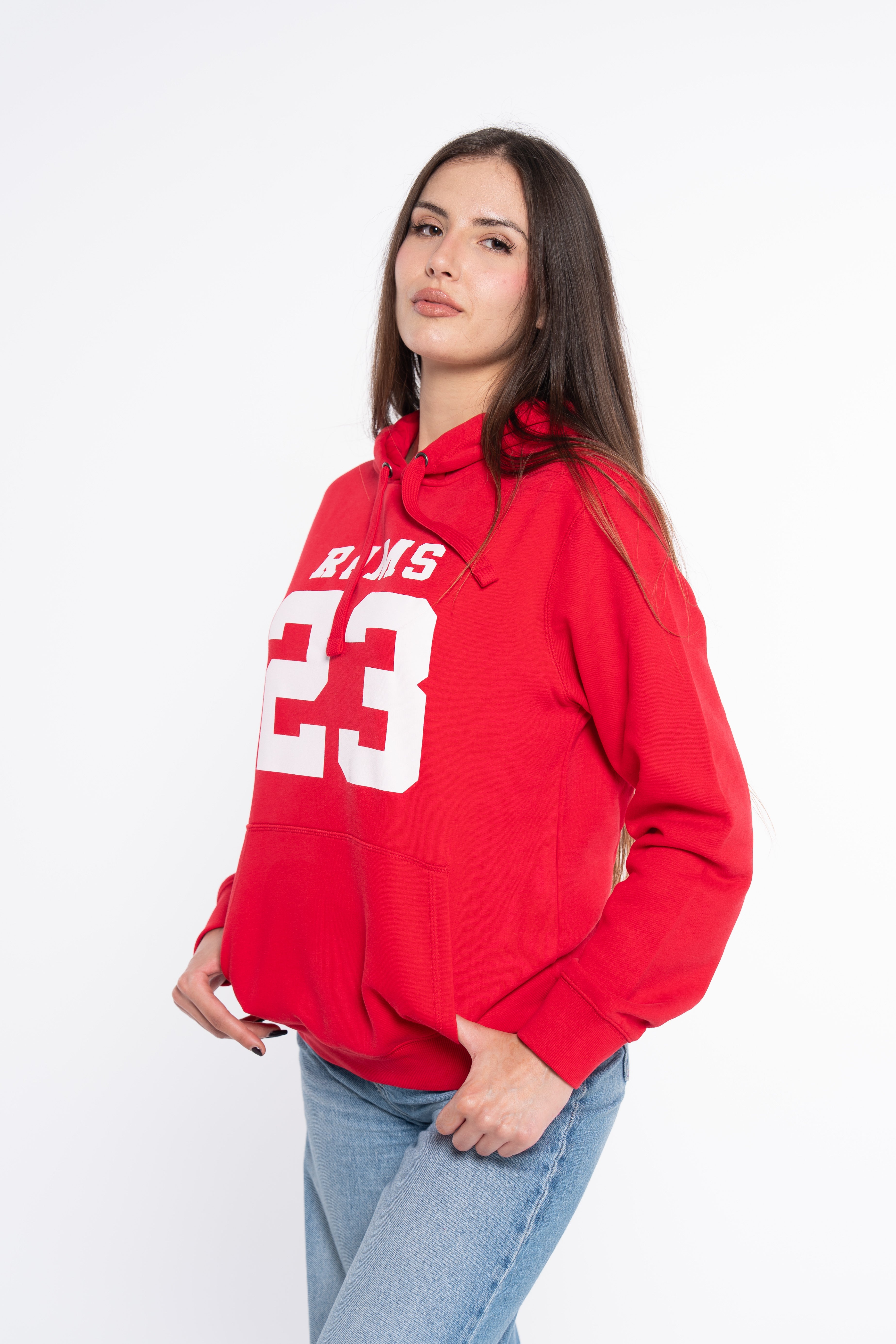 SUDADERA CLASSIC LOGO ROJO