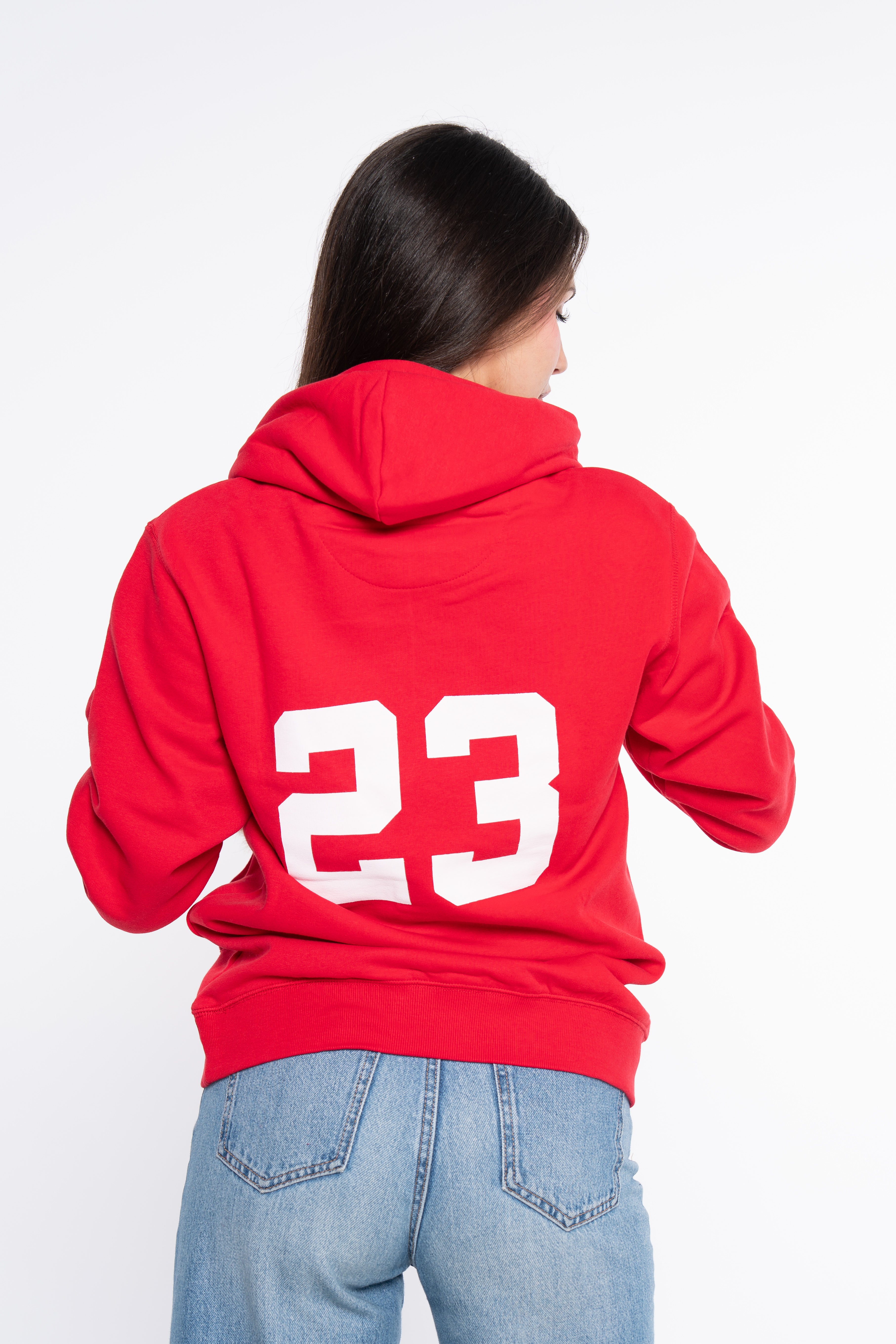 SUDADERA CLASSIC LOGO ROJO