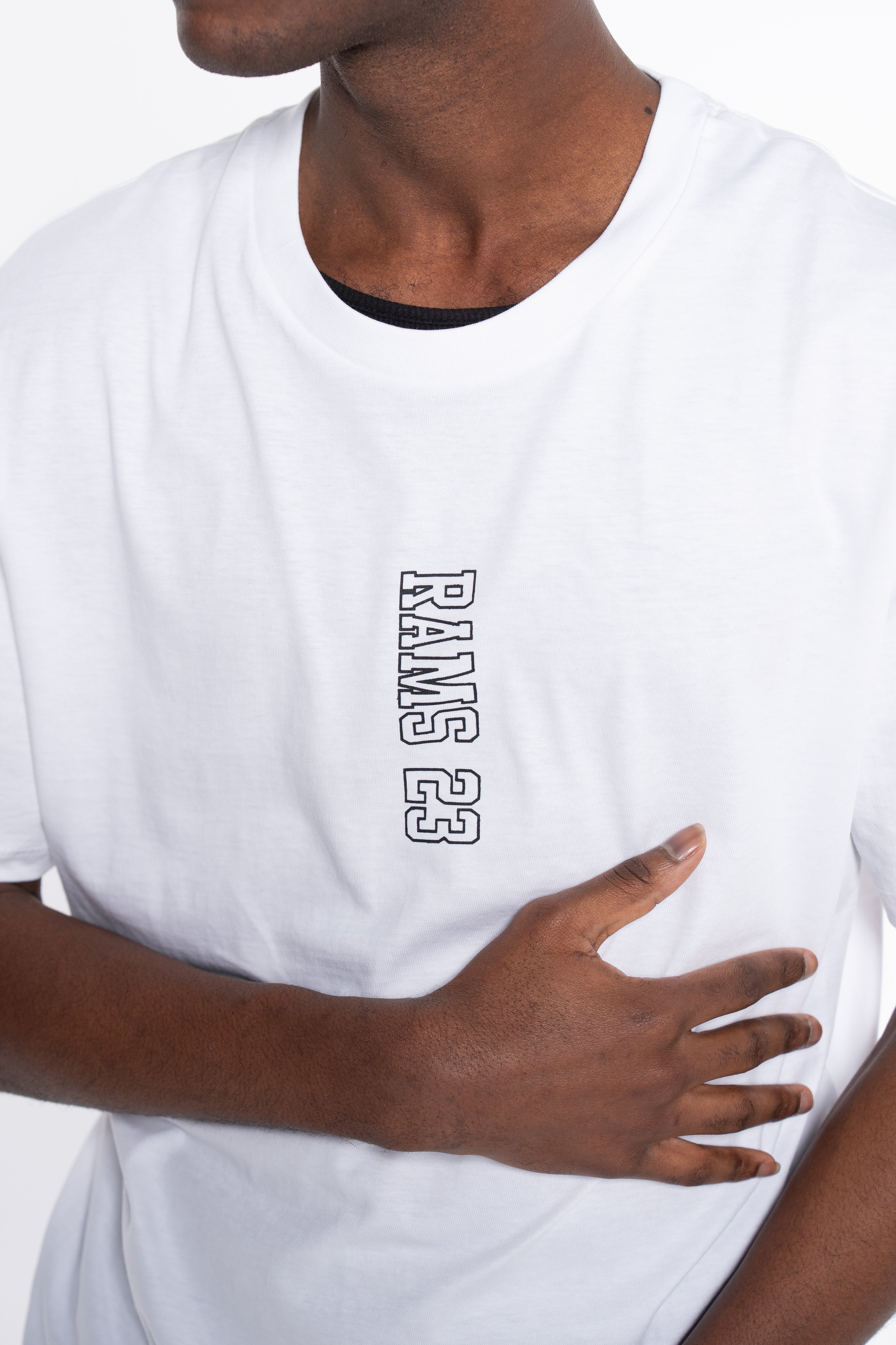 CAMISETA VERTICAL BLANCO