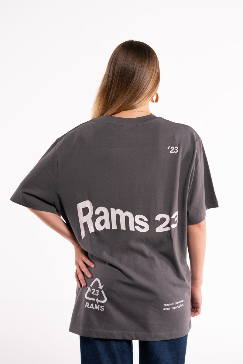 CAMISETA OVERSIZE WAVE Gris