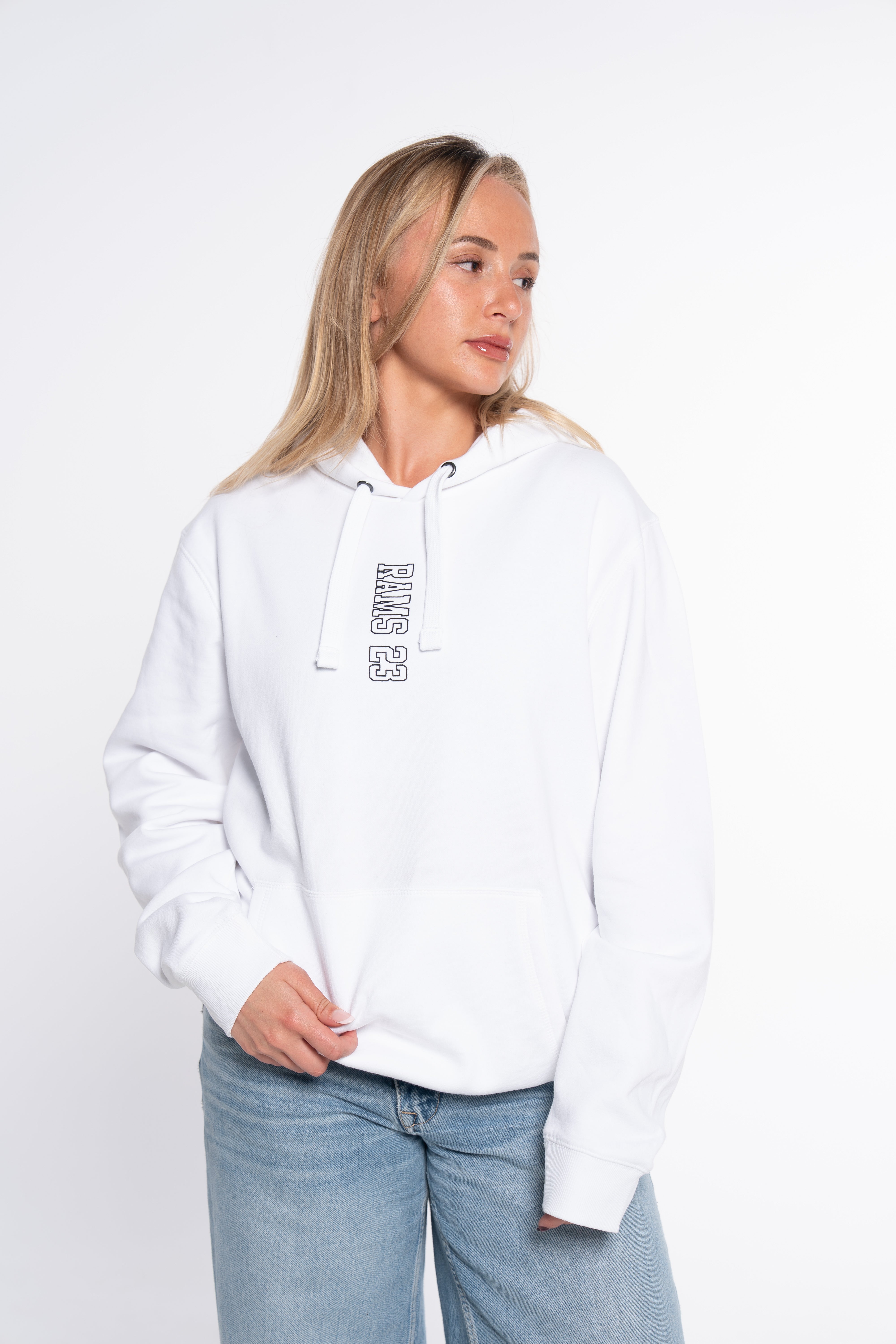 Sudadera RAMS23 SUDADERA VERTICAL BLANCO – BLANCO