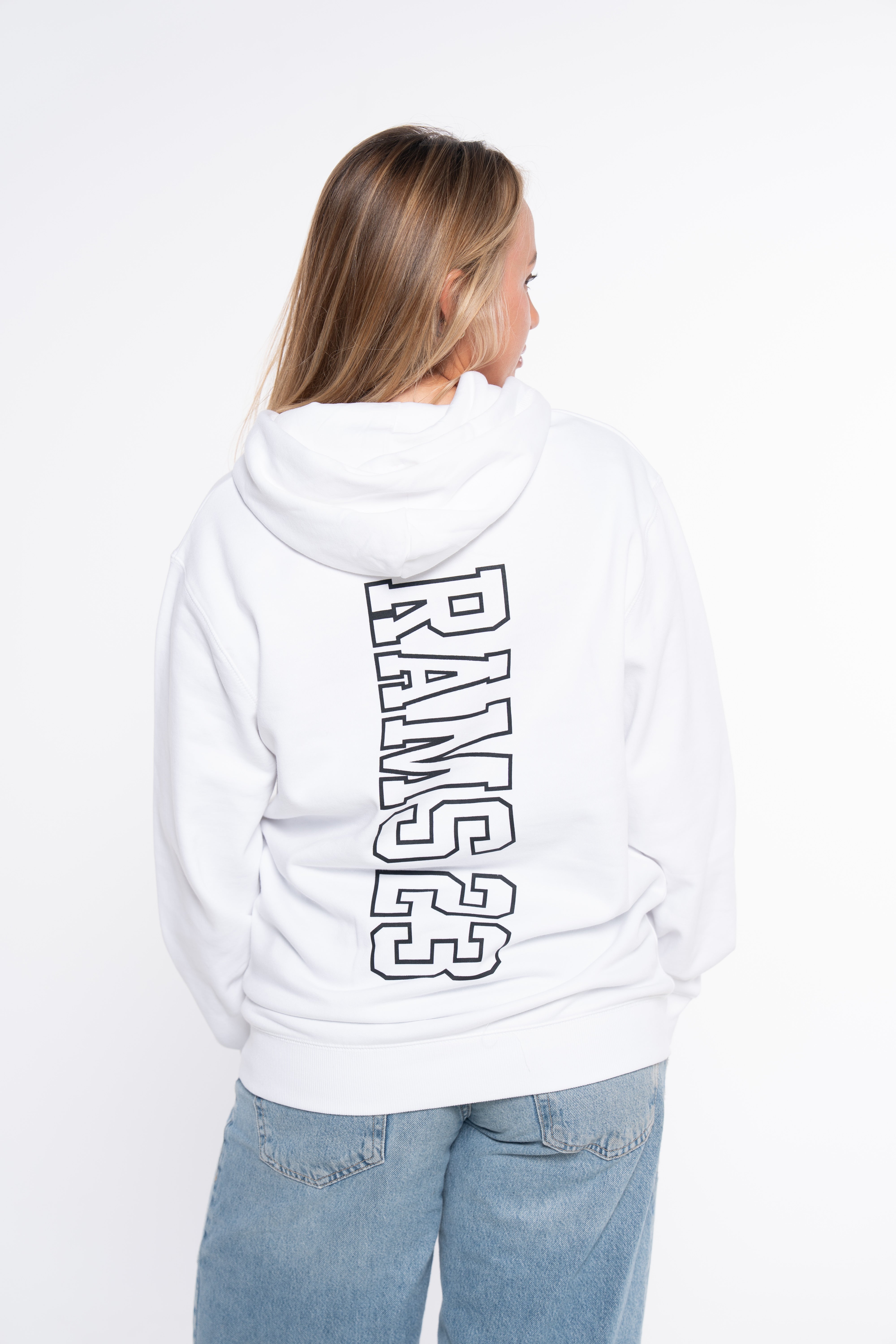 SUDADERA VERTICAL BLANCO