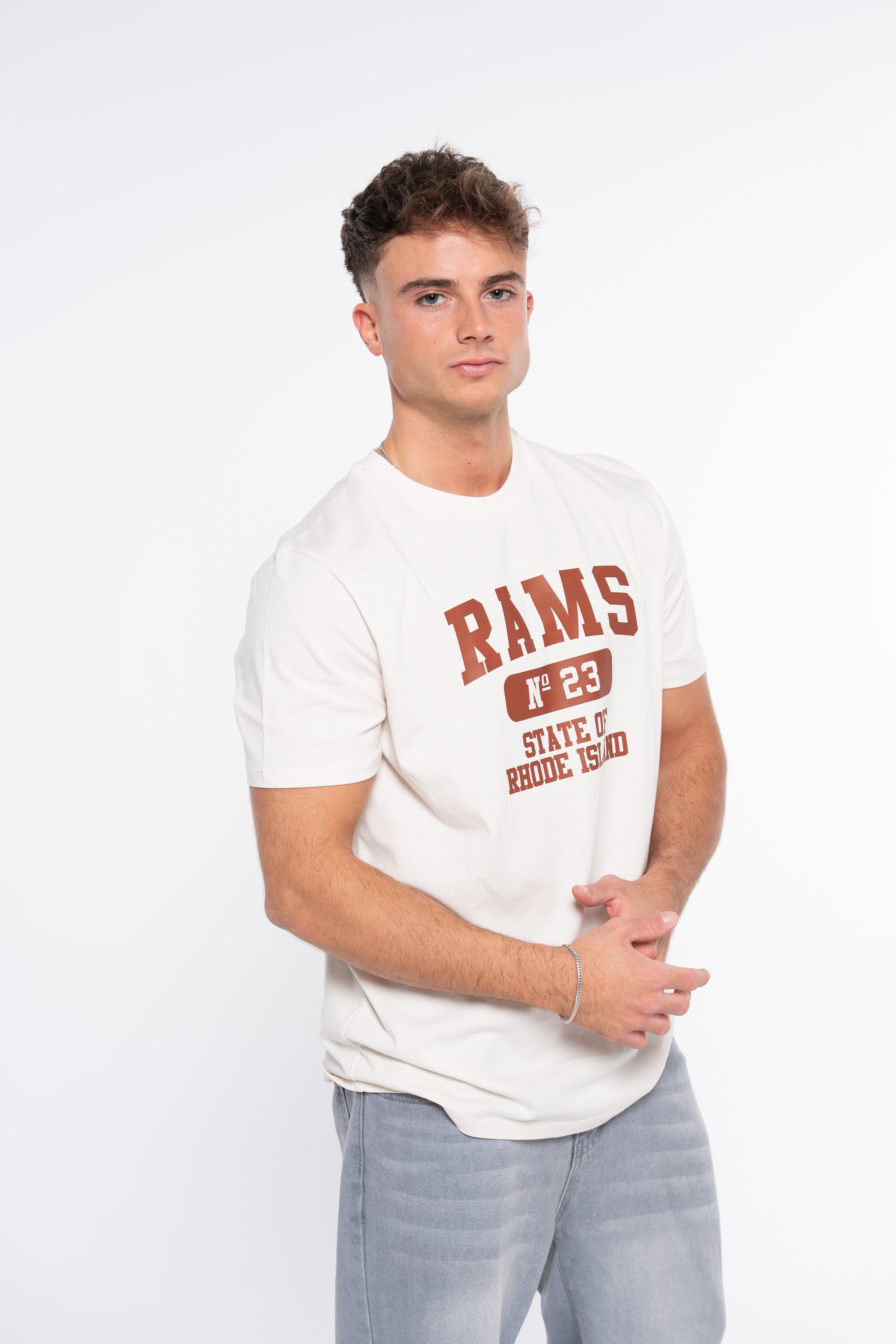 CAMISETA N23 BLANCO ROTO