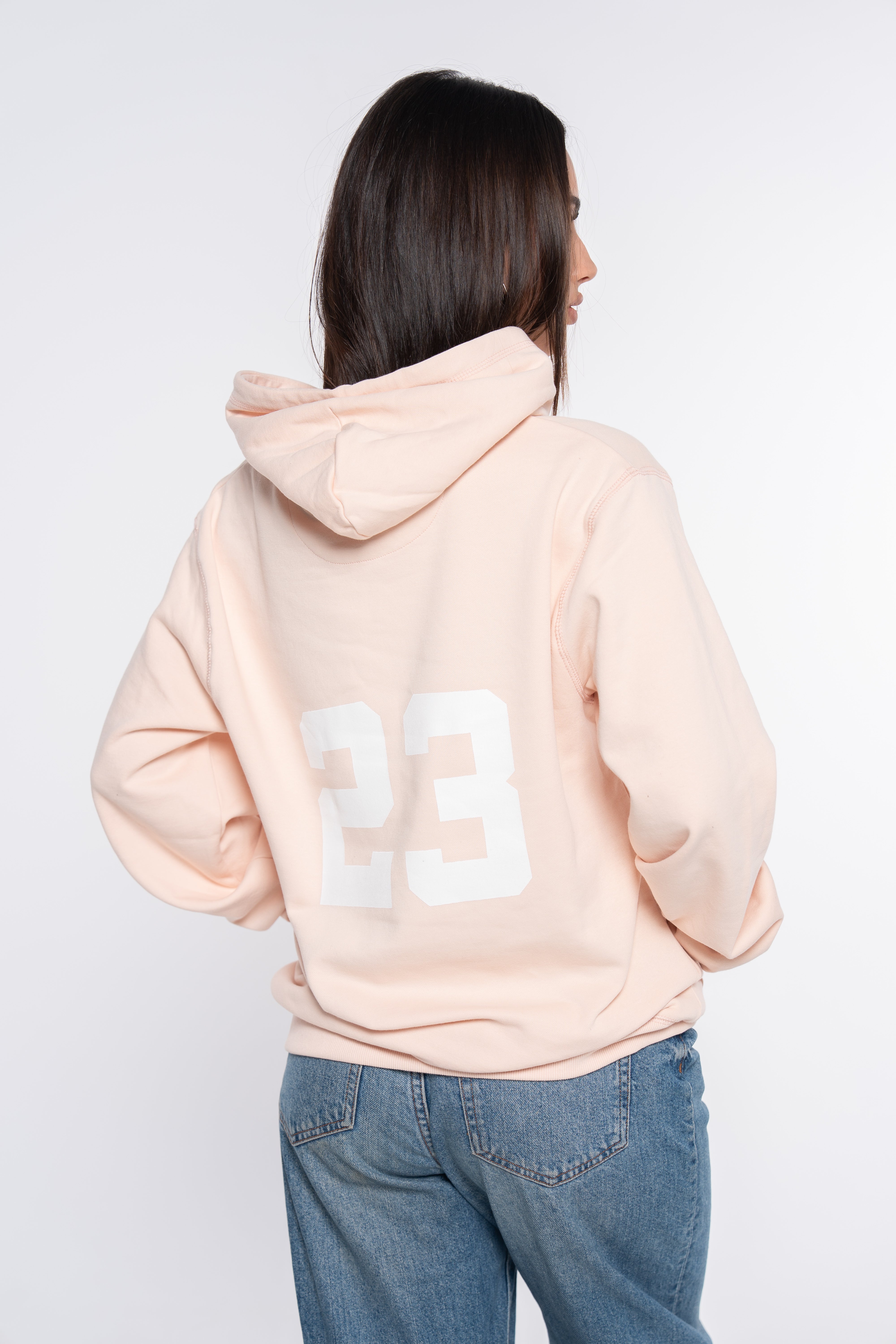 SUDADERA CLASSIC LOGO ROSA