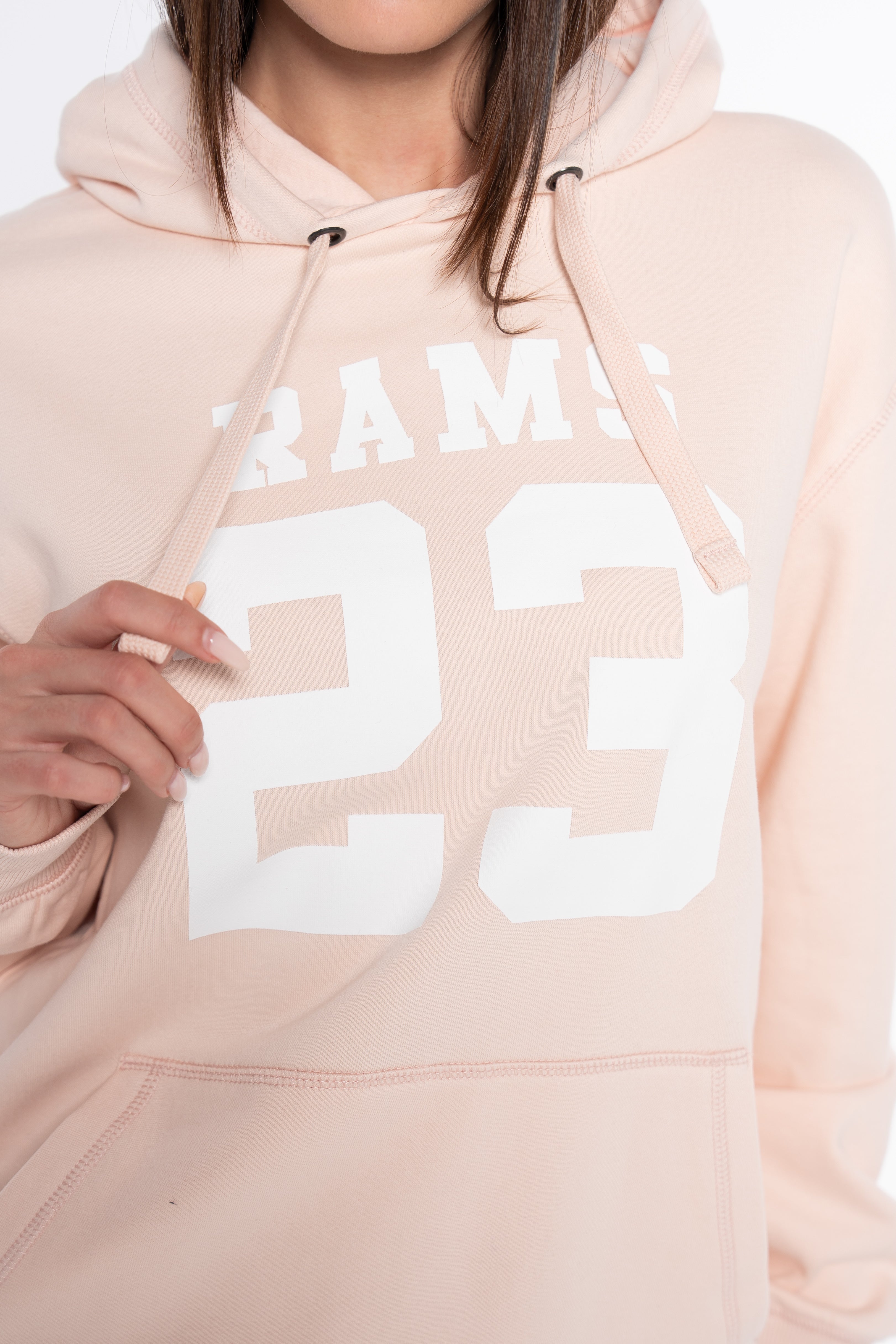 SUDADERA CLASSIC LOGO ROSA
