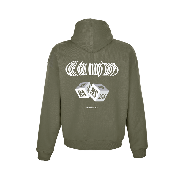 Sudadera Life Has Many Faces Khaki con Bolsillo