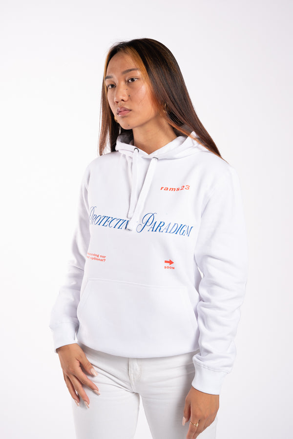 Sudadera Protecting Paradigm Blanco