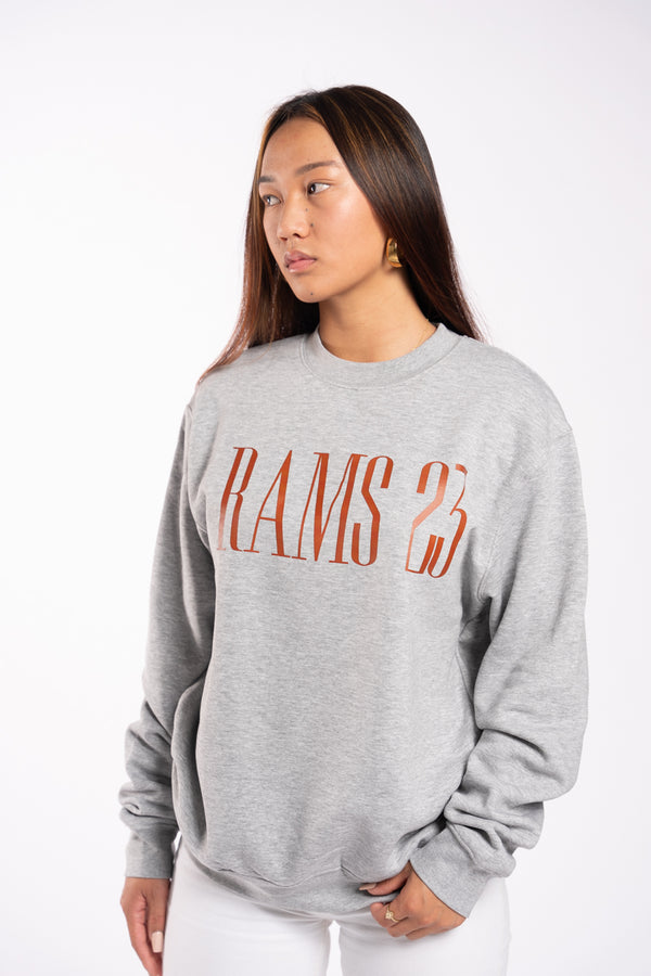 Crewneck Gris News Marrón