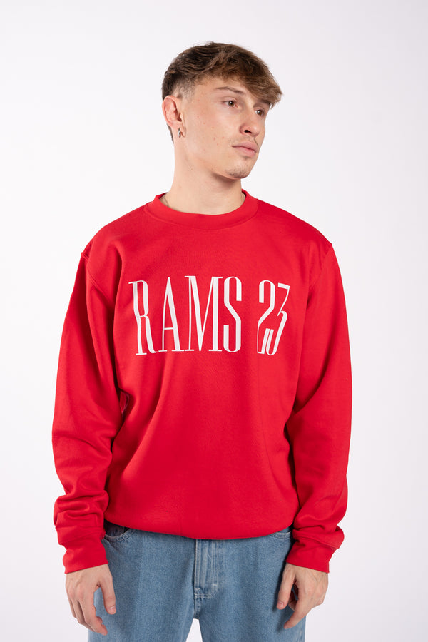 Crewneck Rojo News Blanco