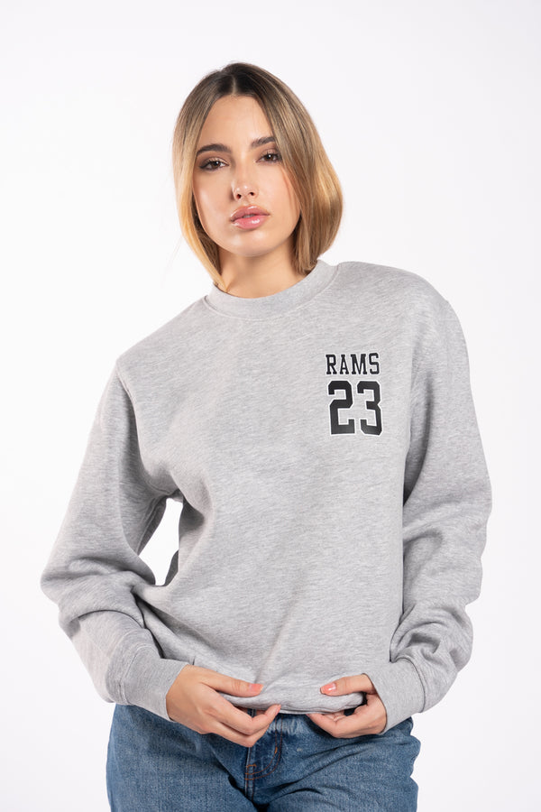 Crewneck Classic Logo Gris