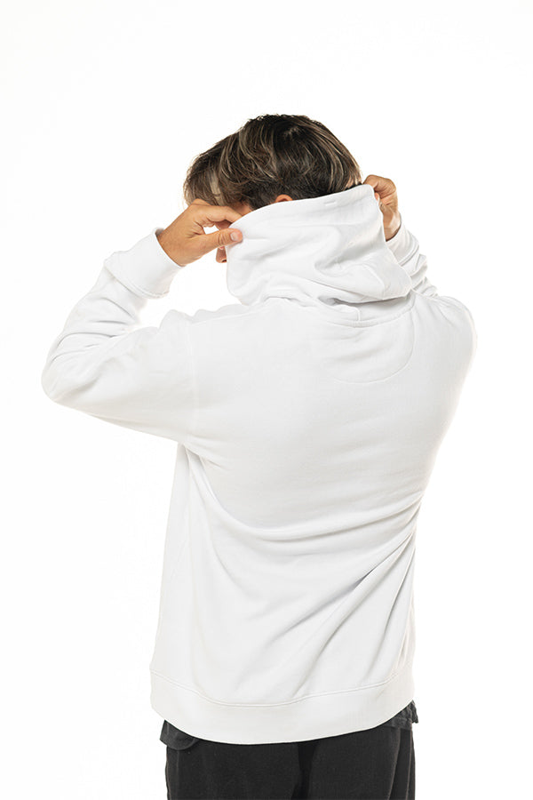 Sudadera Bordado Silueta Blanco